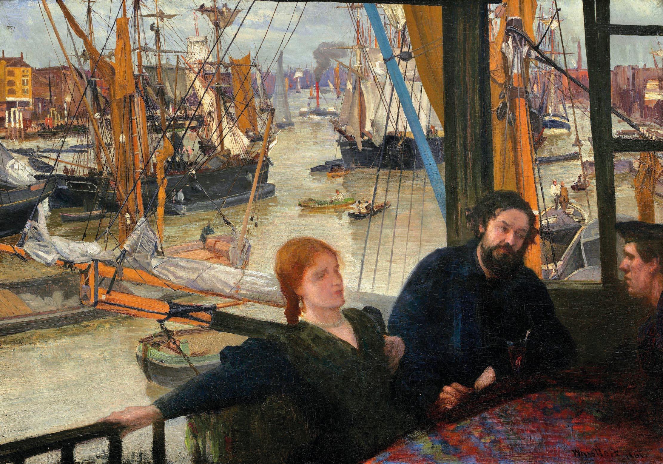 Wapping by James Abbott McNeill Whistler (1834-1903), oil on canvas, c. 1860-64